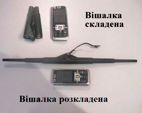 Телескопічна вішалка для одягу