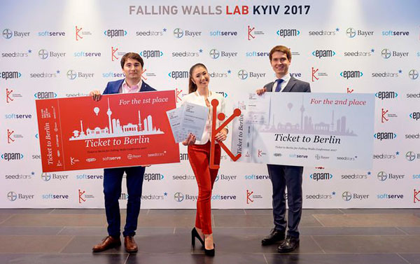 Проекти українських винахідників, які перемогли на Falling Walls Lab Kyiv – 2017