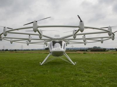 E-Volo, The Two-Passenger, 18-Rotor Volocopter Takes First Flight